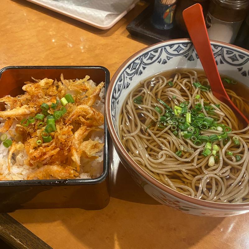 桜えび天重セット(鐘庵 豊橋大村町店)