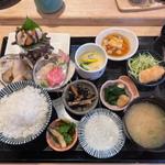 貝三種盛り御膳(旬彩酒膳 すず家)