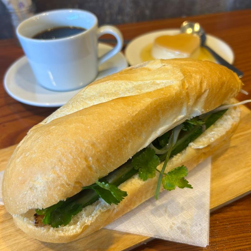 バインミーセット+ドリンク(ベトナムコーヒー モク)