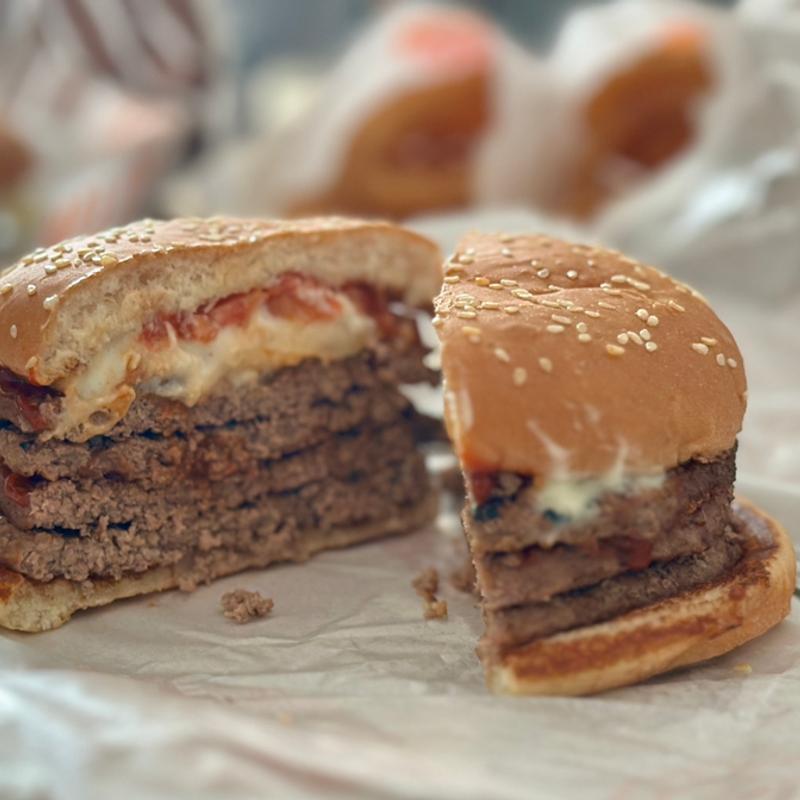 ザ・ワンパウンダー＋オニオリングワイルドBBQバーガー＋オニオンリング2(バーガーキング 錦糸町北口店)