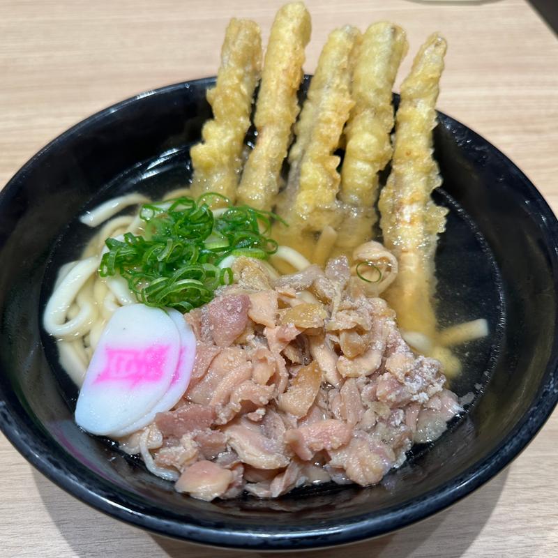 かしわごぼ天うどん(資さんうどん 尼崎アマドゥ店)