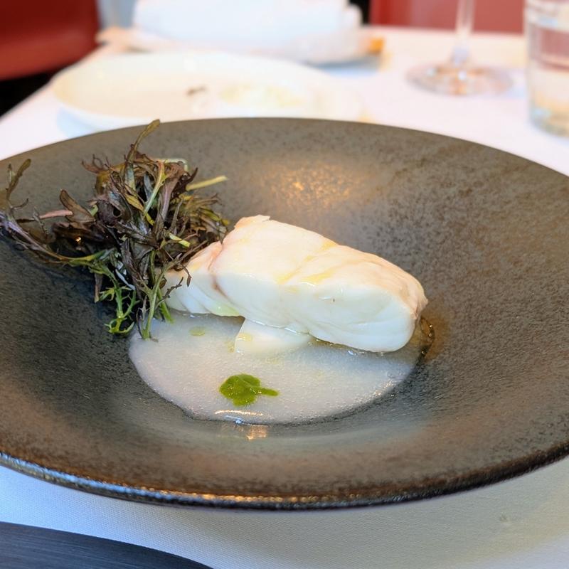 鮮魚のヴァポーレ 蕪のソース 生姜の香り(テストキッチン エイチ)