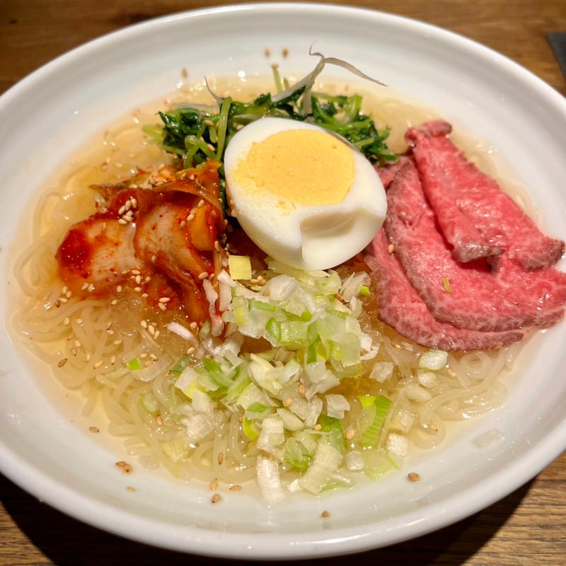 冷麺(熟成焼肉 肉源 赤坂店)
