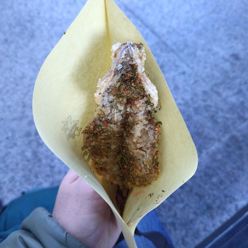 鯵の唐揚げ　ペペロンチーノ(小田原吉匠 ミナカ小田原店)