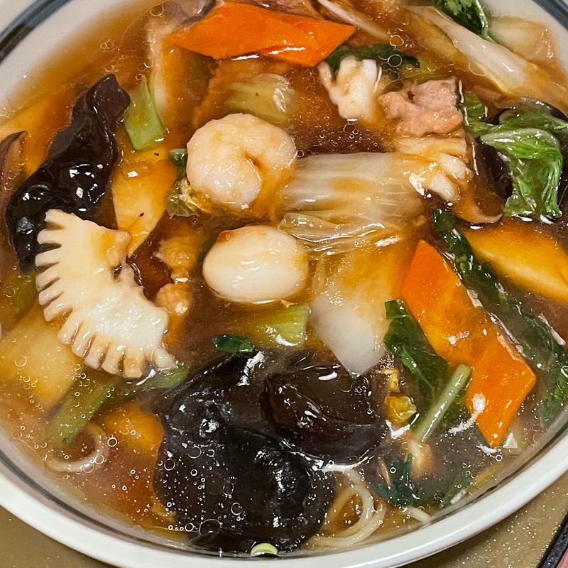 五目うま煮めん(三宝亭 与野本町店 （サンポウテイ）)