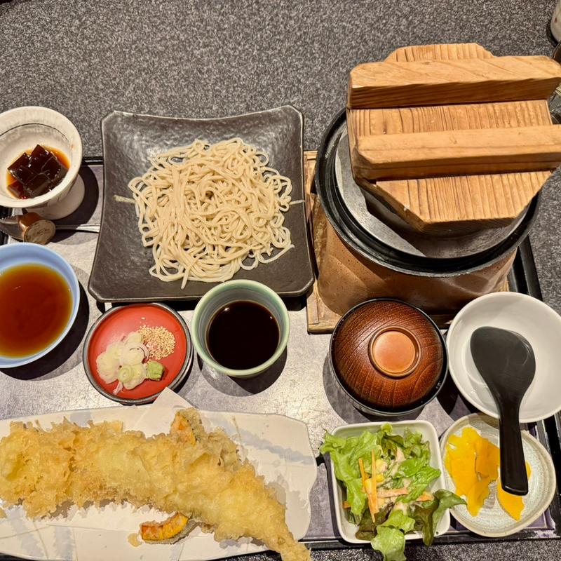 大穴子天ぷら遊膳(そば遊膳 拓馬)