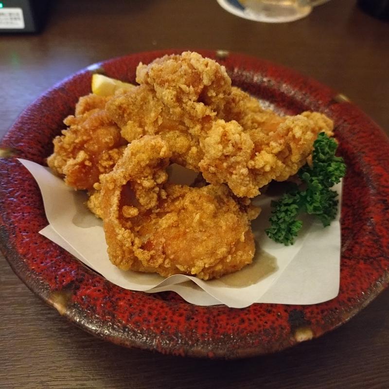 鶏の唐揚げ(はだの・湯河原温泉 万葉の湯)