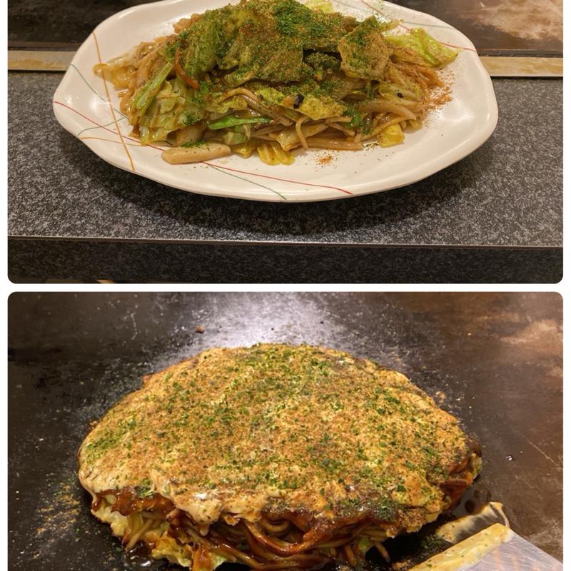 牛肉モダン＋イカ焼きそば(美佳味 家原寺店)