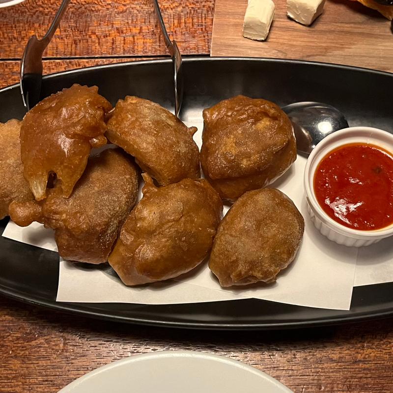 オニオンフライ(MOKICHI TRATTORIA)