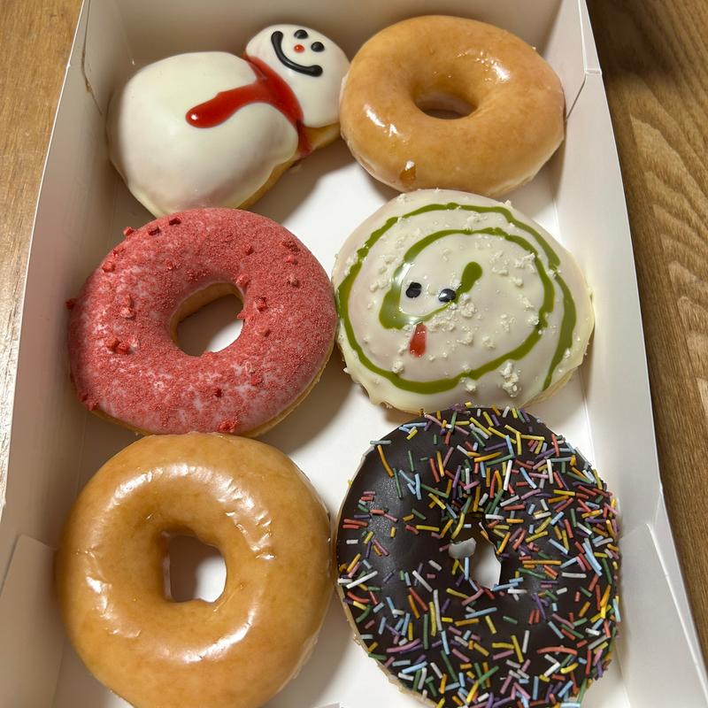 GET LUCKY! 干支 ダズン ハーフ(6個)(クリスピー・クリーム・ドーナツ ららぽーとEXPOCITY店)