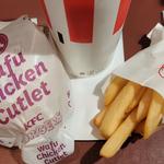 和風チキンカツバーガーセット(ケンタッキーフライドチキンイオンモール大阪ドームシティ店)