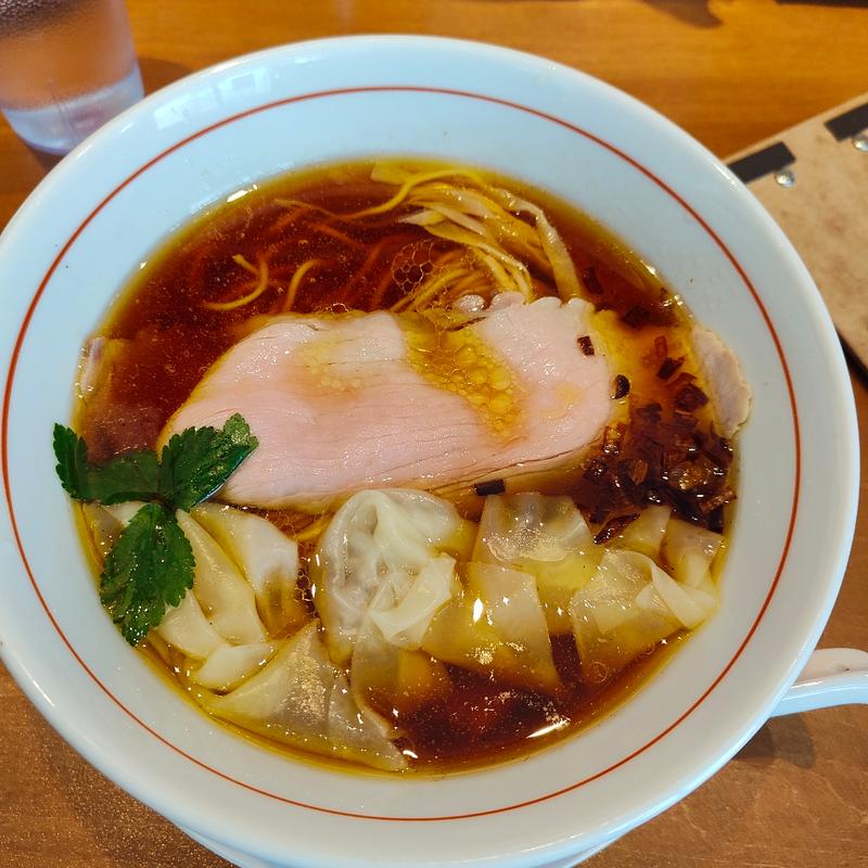 ワンタン中華そば (醤油)(中華そば食堂田中)