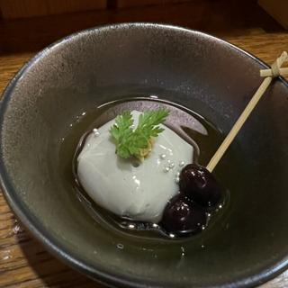 胡麻豆腐(よもぎ)