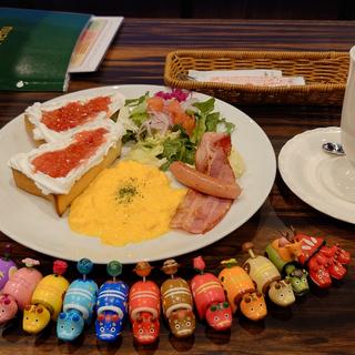 ドンキースペシャルブレックファストスクランブルエッグ(びっくりドンキー 富久山店 )