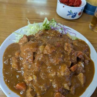 メンチカツカレーライス