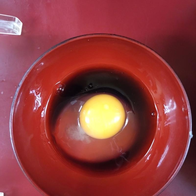 すき焼きタレ生たまご(ラーメン二郎 相模大野店)