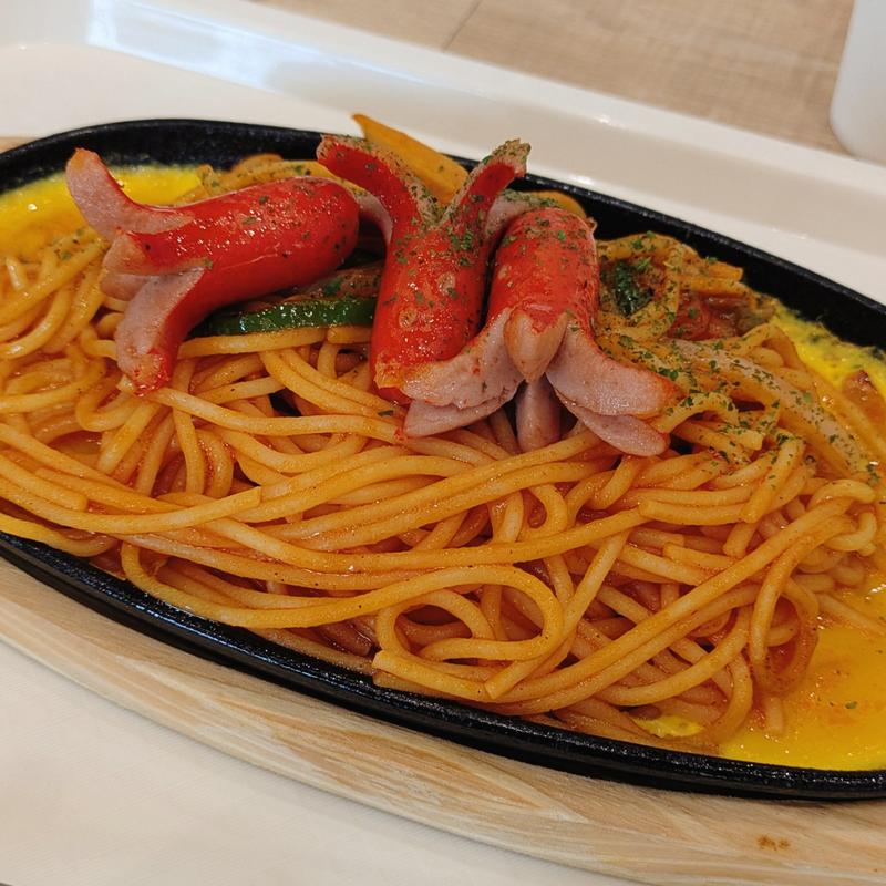 ナポリタンスパゲッティ(グリル&パフェ ピノキオ アリオ西新井店)