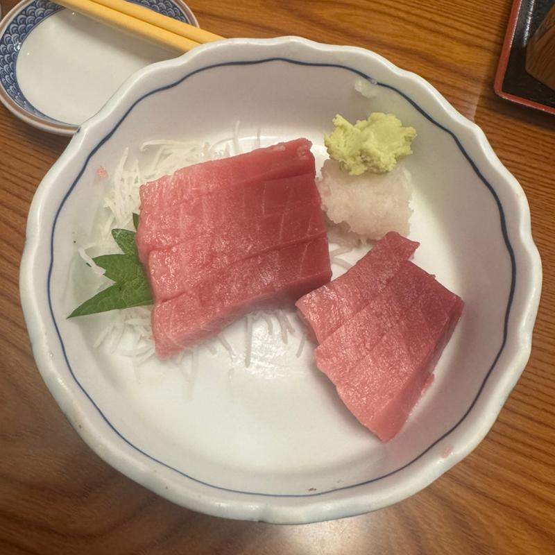 まぐろ刺身定食(浅草 水口食堂)