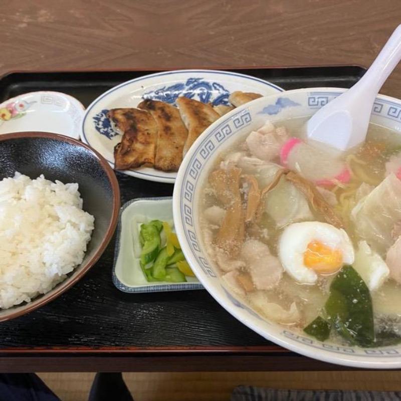 五目ラーメン餃子半ライス(喜楽亭食堂 )
