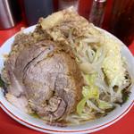 ラーメン半分（汁抜き）全マシ(ラーメン二郎  京都店)