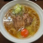 親鶏醤油らぁ～めん(親鳥中華田中軒)
