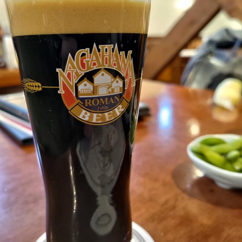 黒壁スタウト（パイングラス）(長濱浪漫ビール （長浜浪漫ビール ナガハマロマンビール）)