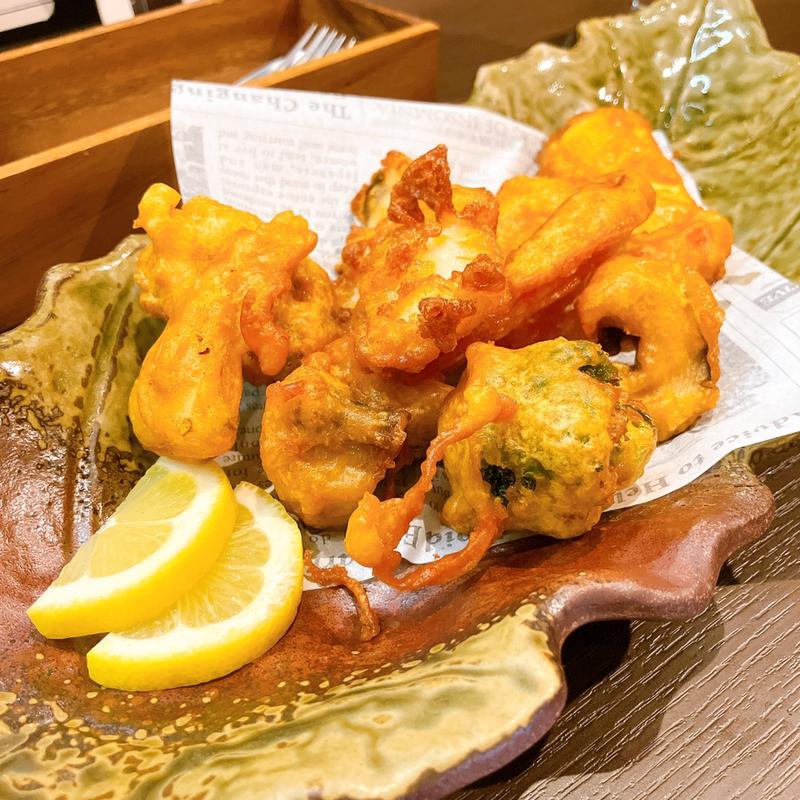 ビアフリット盛り合わせ(Bistro Oriental)