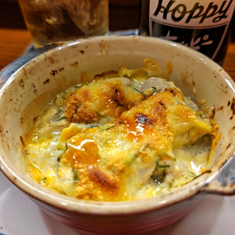 牡蠣のチーズ焼き(野分 本店)