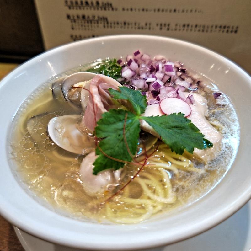 蛤と牡蠣  汐  Soba(銀座 篝(かがり)鎌倉店)