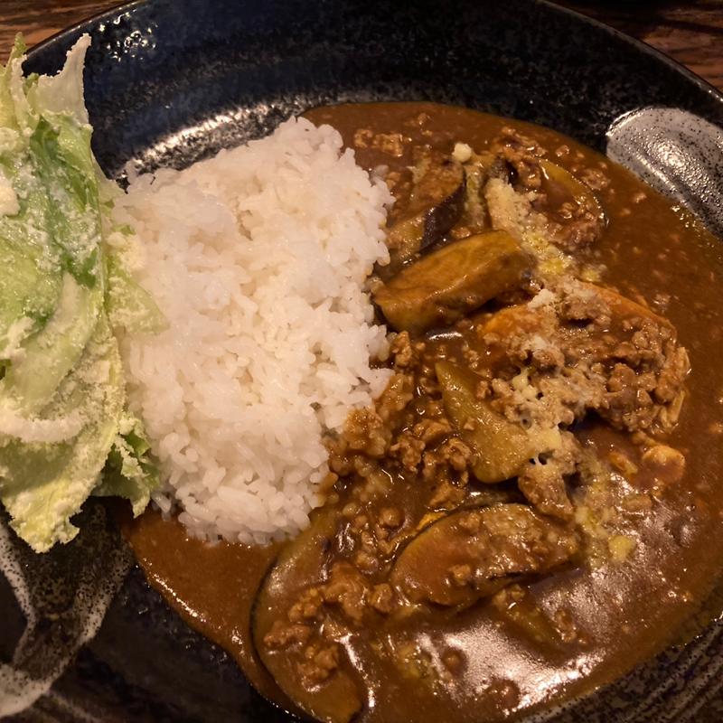 ナス挽肉カレー(Match Point 逗子)