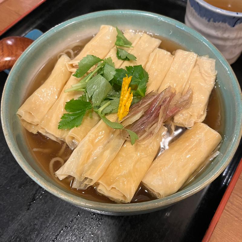 湯葉あんかけそば(山がや)