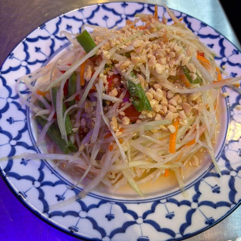 パパイヤサラダ(タイ屋台999 (カオカオカオ) 下北沢)