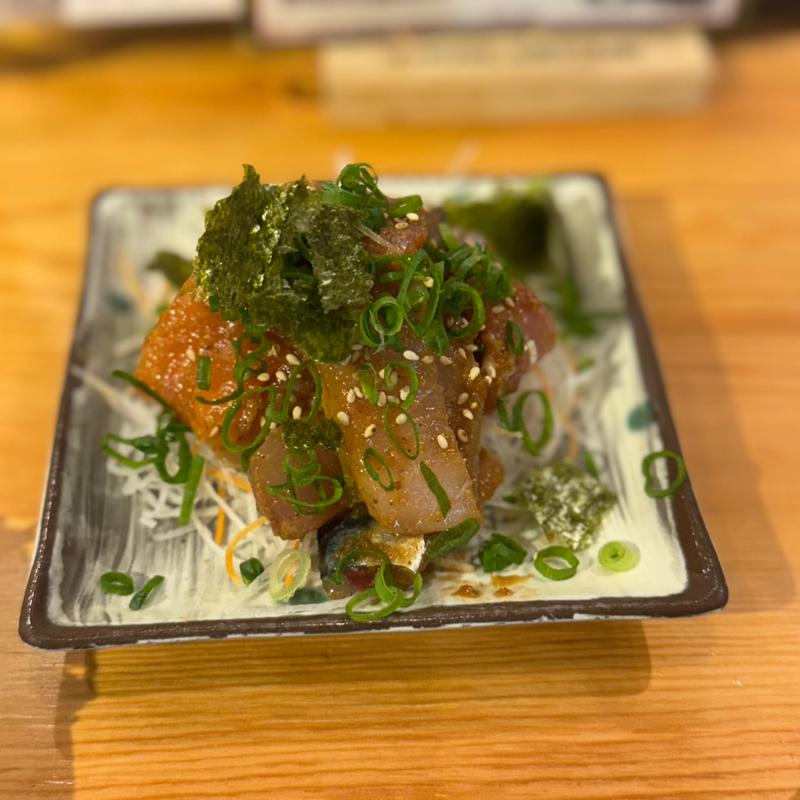 いろいろ鮮魚のゴマ醤油(角のうぐいす 赤坂店)