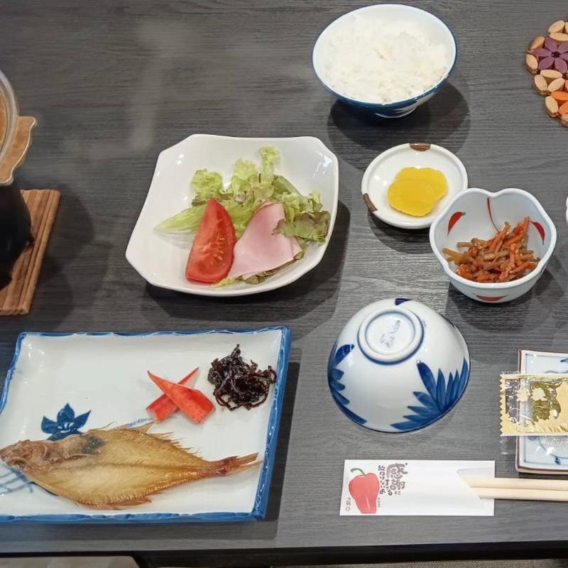 朝食(敦賀ふぐの宿なかい)