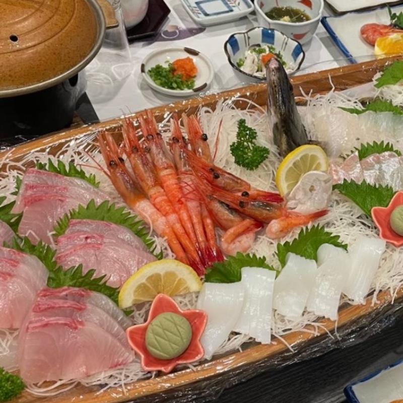 造り盛り合わせ(敦賀ふぐの宿なかい)