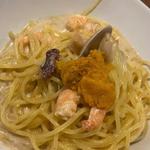 海鮮クリームパスタ