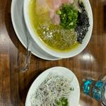 牡蠣塩ラーメンに味玉(無冠 阿佐ヶ谷)