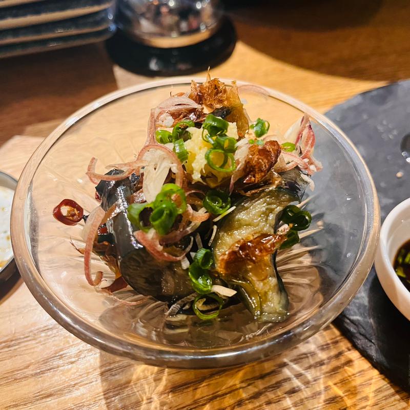 茄子の揚げ浸し(呑毛笑店 ゑぶり亭“)