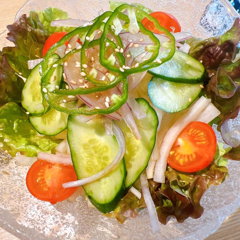 大根のサラダ(桜新町うなぎ川信)