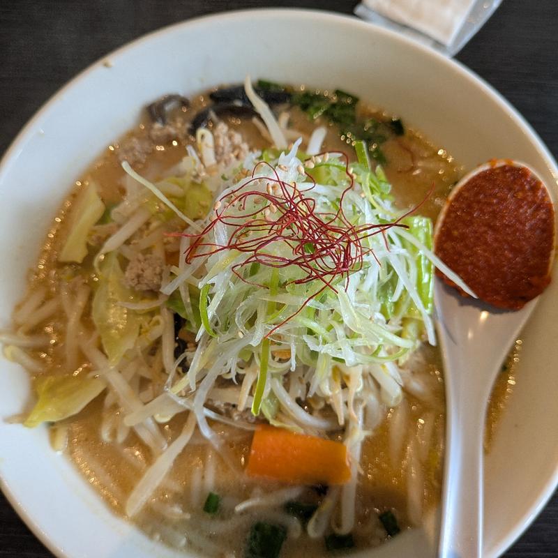 新野菜味噌ラーメン(おいらのめん蔵 イオン三川店)