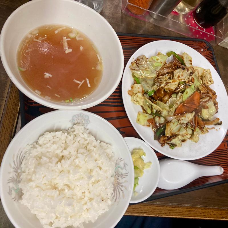 回鍋肉定食(中華食堂 da ru ma)