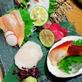 今日のお刺身(全席完全個室居酒屋 海鮮としゃぶしゃぶ とら-TORA- 札幌駅前店)