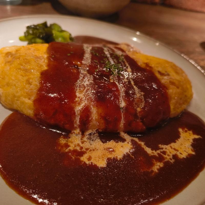 リゾット風オムライス(洋食グラスオニオン)