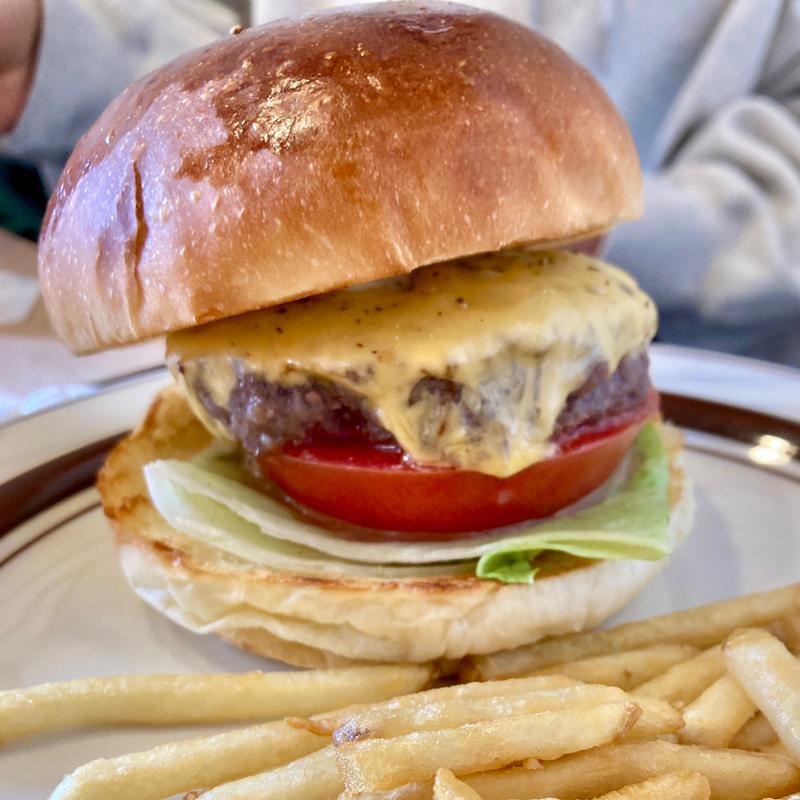 チーズバーガー　フレンチフライ　ドリンク(OLU BURGER KYOTO)