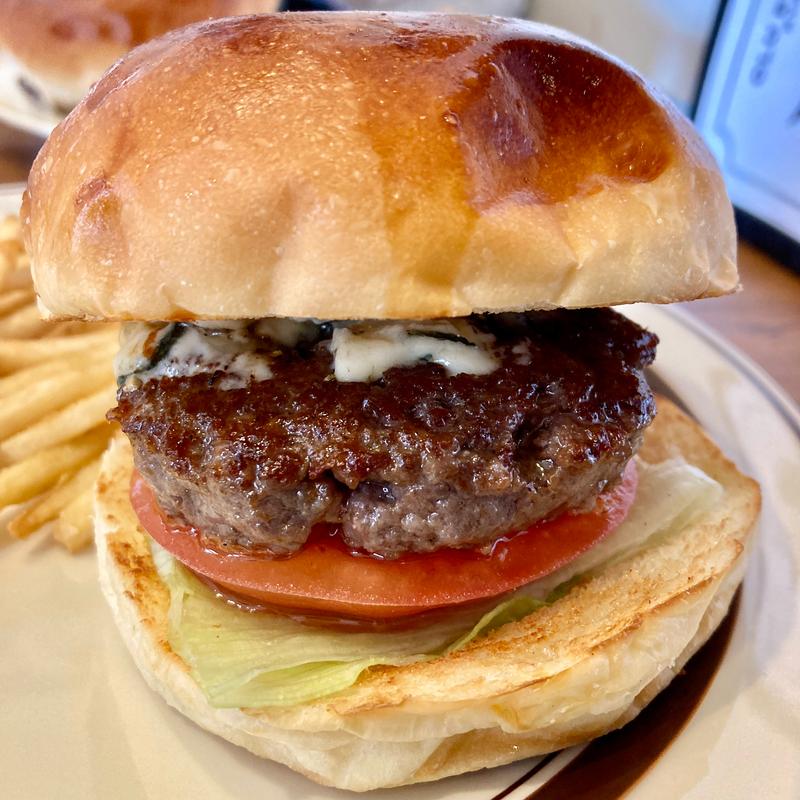 ブルーチーズバーガー　フレンチフライ　ドリンク(OLU BURGER KYOTO)