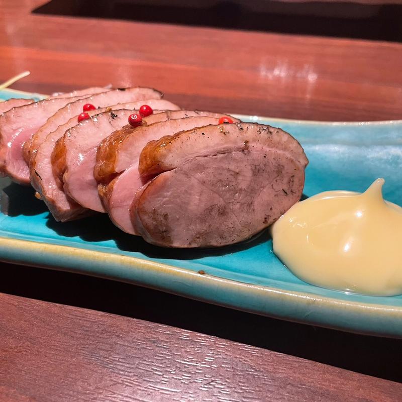 合鴨ロース藁焼き(藁焼き小屋 た藁や 茨木店)