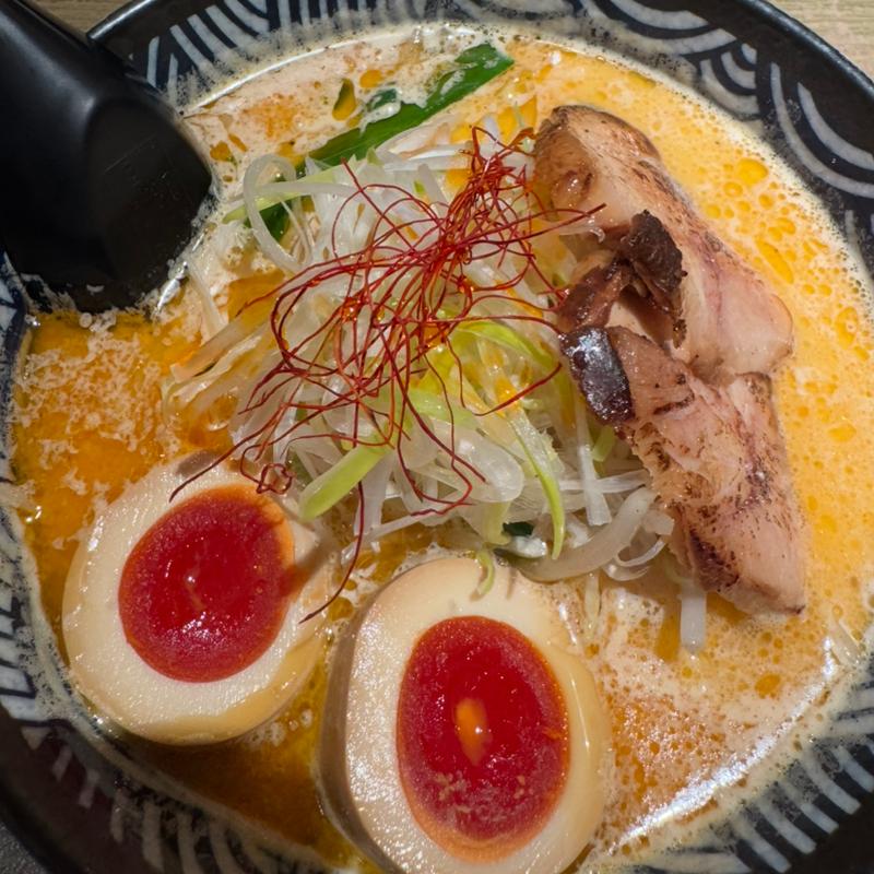 味玉味噌ラーメン(麺道場YAWARA)