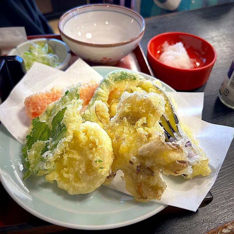 野菜天(手打そば 竹ふく)