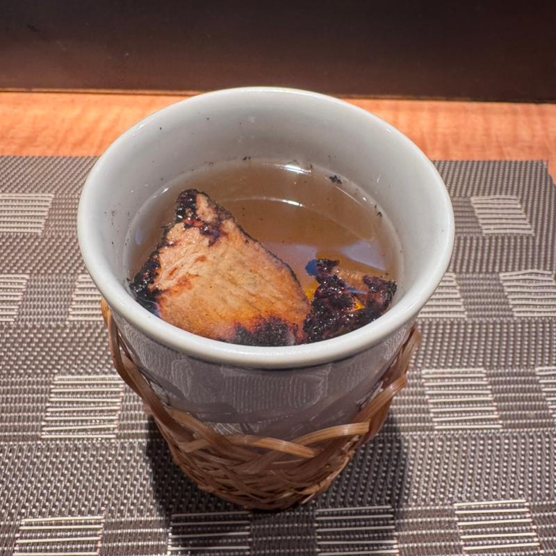 ひれ酒(魚屋さんの創菜ダイニング)