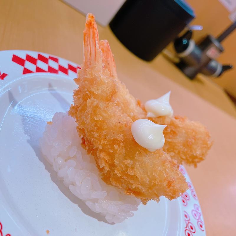 ミニえびフライにぎり(スシロー 方南町店)